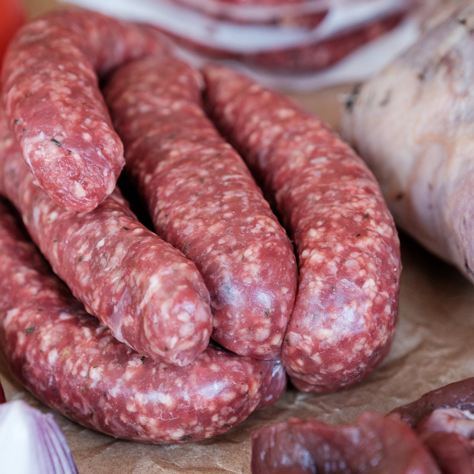 Venison, Cranberry & Rosemary Sausage