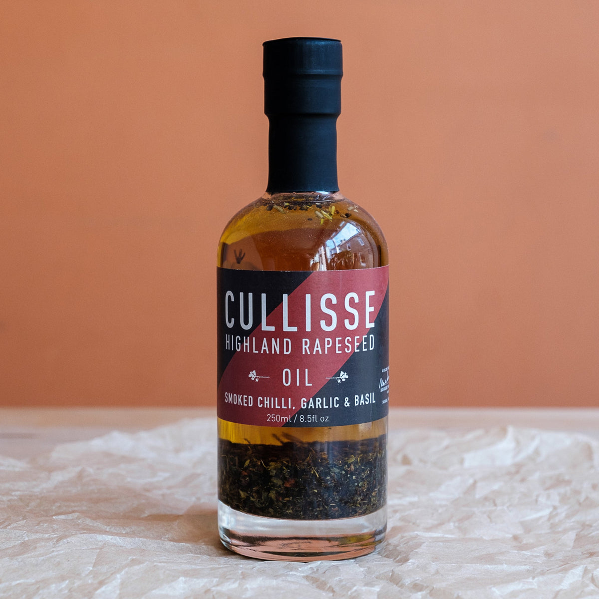 Cullisse Highland Rapeseed Oil with Smoked Chilli, Garlic &amp; Basil