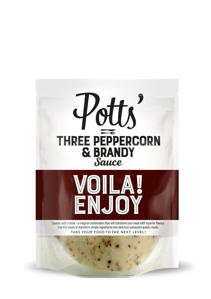 Three Peppercorn &amp; Brandy Sauce