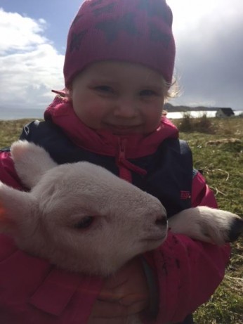 Aila with lamb