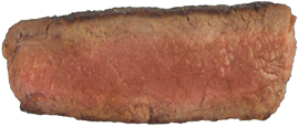 Cooked Steak Medium Well